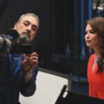 Hend Sabry Instagram – صور من كواليس  تصوير برنامج #مع_بوشعيل 
Make up @sohakhoury 
Hair @ahmed__mounir @alamodesalons