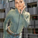 Isabela Merced Instagram - Turtles Boots the House Down 🐢🌀✨💅🏽
S/o to @_miazaki_ for the photos & @diesel for the fit & @chloeandchenelle for finding these thought spiral earrings for me!!! Turtles All the Way Down May 2nd on @streamonmax TELL EVERYONE 🗣️🫂