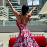 Lamitta Frangieh Instagram - Une Cerise 🍒 outfit @vioye_us 
.
.
#red #redswumsuit #spring #swimwearfashion #dubai #lamittafrangieh #mom#model #lifestyle