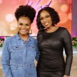 Tabitha Brown Instagram - Family!!! Check me out tomorrow with my girl @iamjhud on the @jenniferhudsonshow ❤️. It’s going to be a super special show with some beautiful surprises ❤️. 
Dress from @target 
Denim Boots @stevemadden 
Earrings @simoneismith 
Hair @shaylinjoneshair 
Makeup @brandieonthebeat d
#tabithabrown #jenniferhudson #support