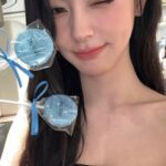 Cho Mi-yeon Instagram - #광고 @luv.m_official 🩵🪽⸜( ˙ ˘ ˙)⸝♡ 러브엠💕