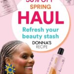 Tabitha Brown Instagram - Refresh your stash today with this amazing deal! 30% OFF your @donnasrecipe at @ultabeauty!!! 

#donnasrecipe #tabithabrown #ultabeauty #springdeals