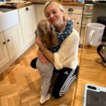 Fearne Cotton Instagram - God daughter hugs. 
Pizza in the garden in the sunshine and hugs with @bizzlebrowizzle @mrmaxbrown and my dreamboat god daughter Cleo and her siblings Lyla and Raff. 
I only got a hug because I got her a mini pop up ice cream van tent. But I'll take it. 
❤️