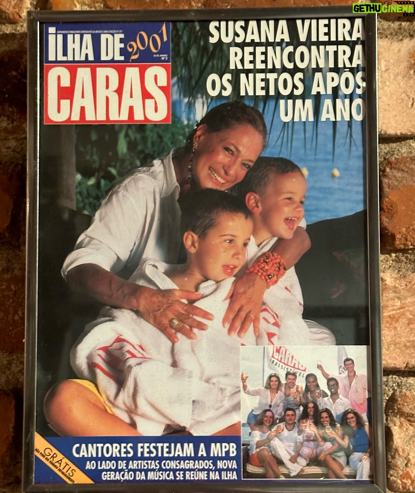 Susana Vieira Instagram - #tbt de amor … Capa da revista Caras de 2001 com os amores da minha vida ❤️ Meus netos Rafael e Bruno! Vovó ama vocês!!!
