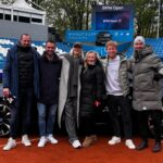Lena Gercke Instagram – Had the best time today with my @bmw Family at the @bmw_open 🤍🙏🏻💪🏼 congrats to @jl_struff for playing his best game although it was pouring rain 💪🏼🎾
