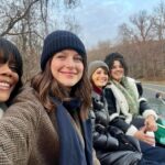 Melissa Benoist Instagram – Episode 6: We shot coconut whipped cream from a can, ate hours-cold turkey sandwiches, debated about basically everything and danced on top of a bus. What a time 💃 #thegirlsonthebus @streamonmax