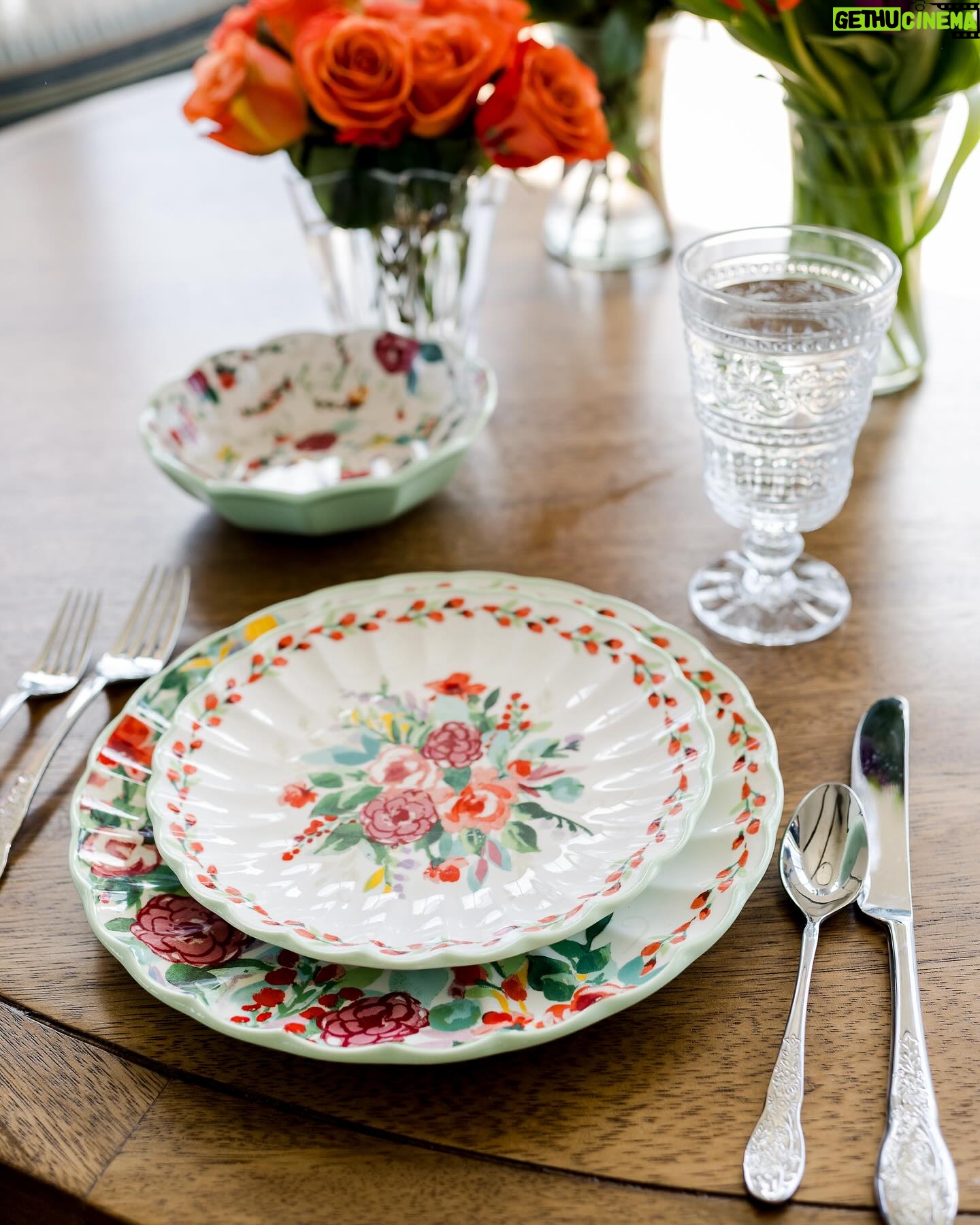 Ree Drummond Instagram - Officially introducing at long last…Painted Meadow! 🌺 The new dinnerware pattern of my dreams. It’s been in the works for over a year and I’m so very happy it’s here. Regarding the song…it’s the dinnerware that’s sexy, not me! 😂 The link to the gorgeousness is in my bio.