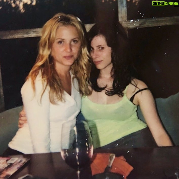 Jessica Capshaw Instagram - One of my favorite things that my sister does is that she randomly and occasionally sends me old pictures of us... Caption this one because I’m having a hard time with it...#sisterlove