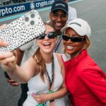 Justine Skye Instagram - Had the best time at the F1 Miami Grand Prix with my @tommyhilfiger family. Was also such an honor to learn about and participate in the F1 Academy race! #TommyFamily @f1academy