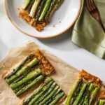 Martha Stewart Instagram - What better way to celebrate spring than with a super-seasonal asparagus tart? This recipe is all about embracing the flavors of asparagus and Gruyère. The only other ingredients are salt, pepper, and a brush of olive oil—so the flavors of the plump stalks of asparagus and shredded cheese really stand out. Get the recipe at the link in our bio.