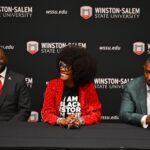 Tabitha Brown Instagram – @iamtabithabrown has made it to Winston-Salem and we are enjoying her here at the #WSSU Slater Speakers Series! #RamsTakeCharge