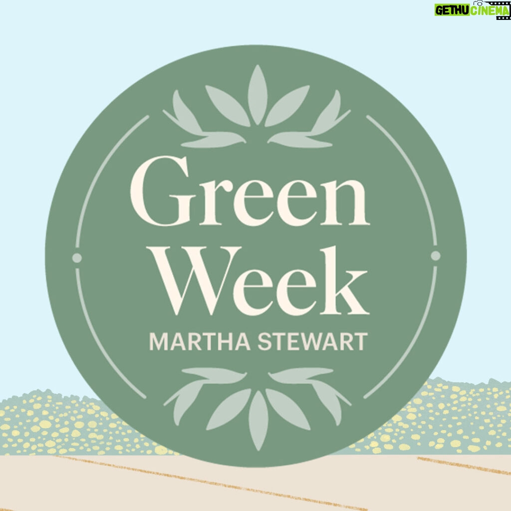 Martha Stewart Instagram - If you love the taste of tomatoes fresh from your backyard, the feel of soft linen napkins at the dinner table, or the joy of creating a home-cooked meal, then we have plenty of Good Things in store for you. This year, we are honoring Earth Month with our very own #GreenWeek. Starting tomorrow, we'll be sharing seven days of tips to inspire you to live a little more sustainably. Follow along—and don’t be surprised if you find that living green really does equate to living better.