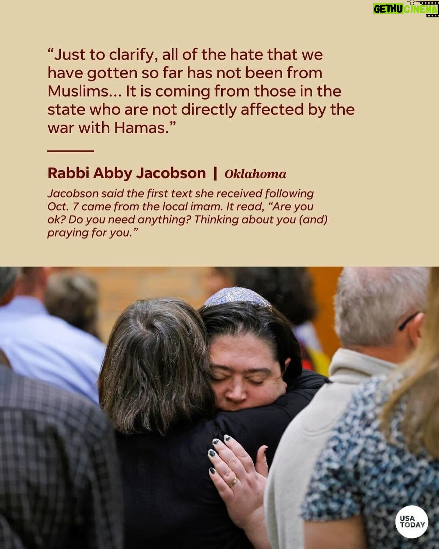 Mayim Bialik Instagram - USA Today posted an article about antisemitism in America and they interviewed people in all 50 states to find out how their lives have changed since October 7. I was very honored to be interviewed about how my life has changed as a public person in light of the rise in antisemitism in America. Check it out at the link below or in my bio. @usatoday
https://www.usatoday.com/story/news/nation/2024/04/18/antisemitism-america-rising-passover-jews-speak-out/73165421007/