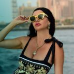 Lamitta Frangieh Instagram - Phenomenal by @vioye_us 🖤
📸 @hossamelhalwagy_photography 
.
.
.
#swimwear #swimsuitseason #yaghtinglife #summervibes #luxurylifestyle #lamittafrangieh #swimwearfashion #yaghtclub #dubai #brunette