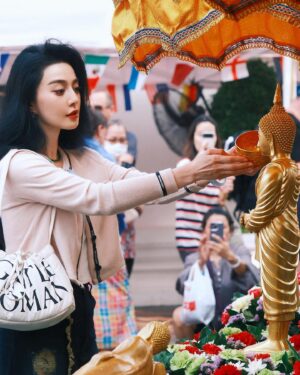 Fan Bingbing Instagram - I had so much fun! Thank you for the adventure, the flavors, and the laughter. Until we meet again! Khob khun mak ka 🇹🇭❤️ @tourismthailand @iamthapanee 

P/S: So happy to catch up with my old friends, @kingpowerofficial 🫶🫶🫶

Photography: @zhao.pt, @iponz32