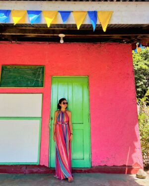 Beauty Gonzalez Instagram - Color Therapy 🧡🩵💚🩷💙
I think kids who grow up surrounded and stimulated by vibrant and colorful surroundings turn out happier. 
But that’s just me, he he. 
It definitely makes ME Happy🌈