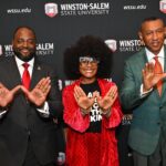 Tabitha Brown Instagram - @iamtabithabrown has made it to Winston-Salem and we are enjoying her here at the #WSSU Slater Speakers Series! #RamsTakeCharge