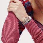 Vivienne Westwood Instagram - Inspired by the popular Wallace design, our Seymour watch features a two-toned Jubilee bracelet, available in three subtle colourways.⁠
⁠
Photography by @emily.lipson⁠
⁠
#VWSS24 #VivienneWestwoodWatches #TimeMachine