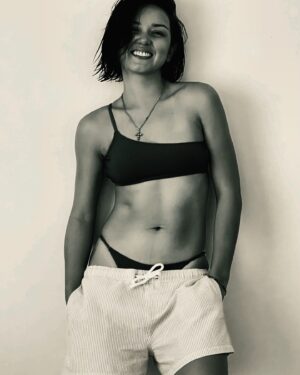 Beauty Gonzalez Instagram - Is it just me? 
Who else loves wearing your Hubby or Boyfie’s Clothes?
From Boxers to Sandos , from Suits to Sweats.
I especially love wearing his used clothing  when I go out of town…. reminds me of home. 🤍