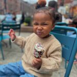 Jeannie Mai Instagram - Sooo happy to be back in #Boston shooting season 2 of the best cooking competition show everrr.. and can’t help but remember lil Coco being only 6 months old when I first brought her here on my lap. And now she gets her own seat, the expensive lil 😭🥹

Anyway where should we eat outchea in Bahhhston??
#americastestkitchenthenextgeneration #ATK @testkitchen