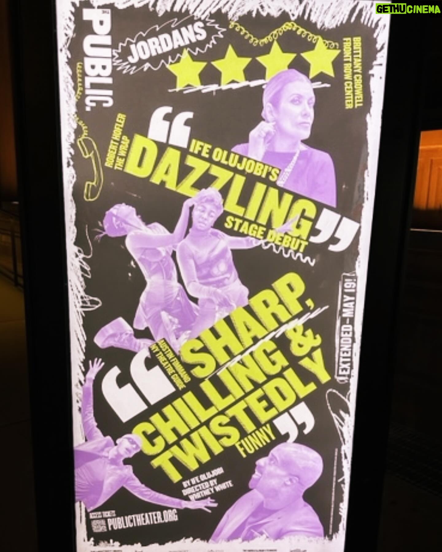 Kate Walsh Instagram - #JORDANS by @ifeolujobi directed by the, ahem TONY NOMINATED @yesimwhitneywhite is playing NOW @publictheaterny until May 19, get yer tickets folks 💜