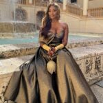Cynthia Bailey Instagram - “sipping tea 4 a cause”.👑

@angelsforhumanityorg 

#teaforacause 

dress: @jovanifashions