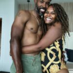Tabitha Brown Instagram – Happy ❤️. Still celebrating 26 years together and 21 years of marriage ❤️ #tabandchance 
Bathing suit @versace 
Coverup @target