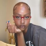 Justine Skye Instagram - going through the motions of i guess being blonde now?