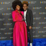 Tabitha Brown Instagram – Honored to have received the @mercyforanimals Love and Light award ❤️. Thankful to have my family and friends by my side tonight❤️. Here’s to spreading LOVE and LIGHT ❤️🙏🏾 #thankful #tabithabrown #vegans #plantbased 
Thank you @themichelelopez for my beautiful suit❤️ the pink was a hit!!