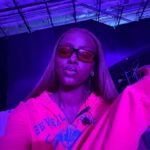 Justine Skye Instagram - going through the motions of i guess being blonde now?