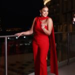 Hend Sabry Instagram - Celebrating 25 years of beauty & the Middle East in the heart of #Dubai tonight @garnierarabia 🤍
@lorealmiddleeast 
Stylist: @cedrichaddad
Jumpsuit: @roland_mouret @netaporter 
Jewelry: @chaumet_arabia @chaumetofficial
Clutch:@giuseppezanotti
Makeup: @georges__ghantous
Hair: @rafifazaa
Photo Credits: @adsshot
