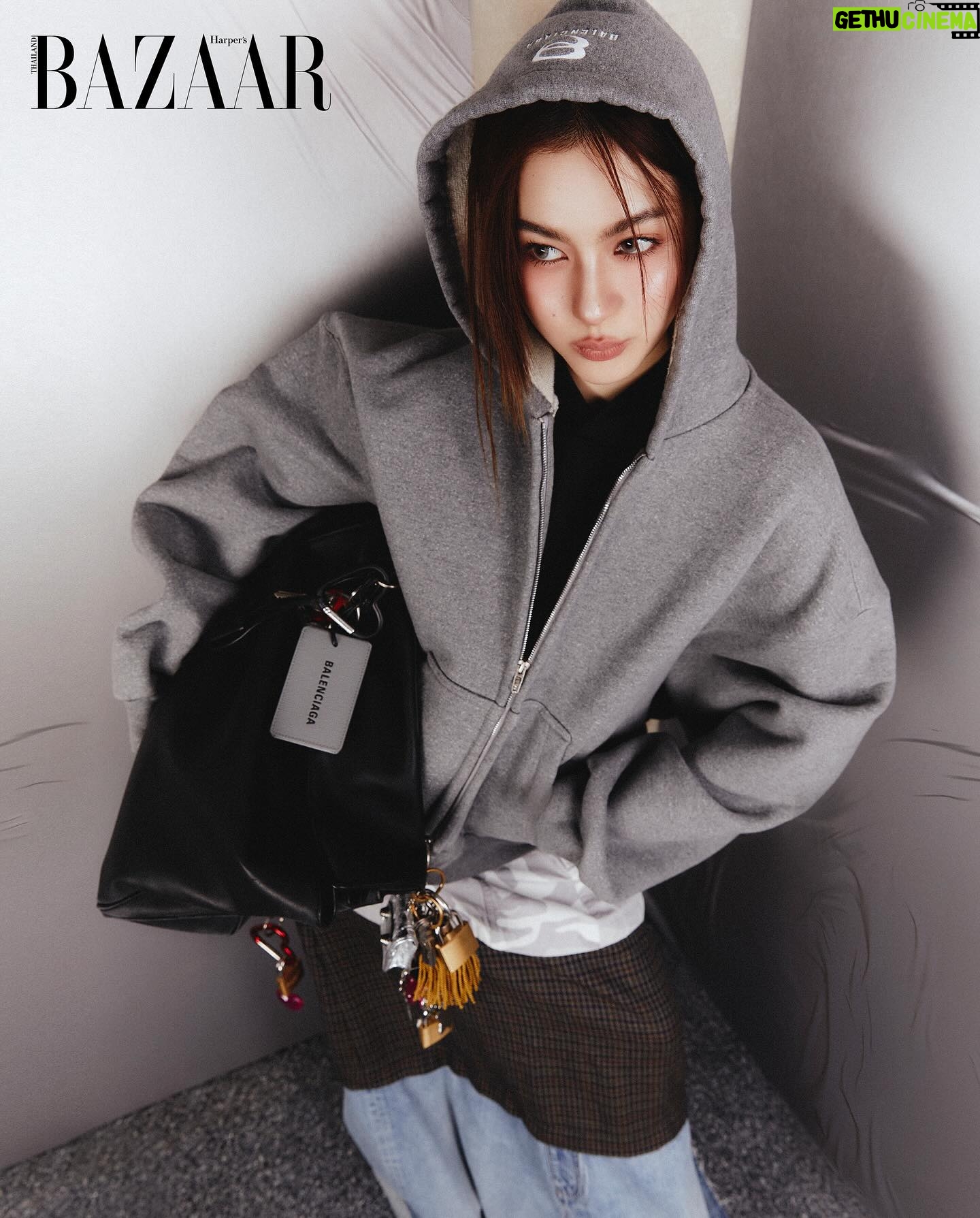 Chanikarn Tangkabodee Instagram - how about these tatt๐โ๐ป @balenciaga in @bazaarthailand