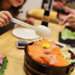 Andi Eigenmann Instagram - More Osaka snaps for the memzz. Super fresh sushi and fruit (and yakiniku!) are more than enough for the littles to love Japan so far!🌺