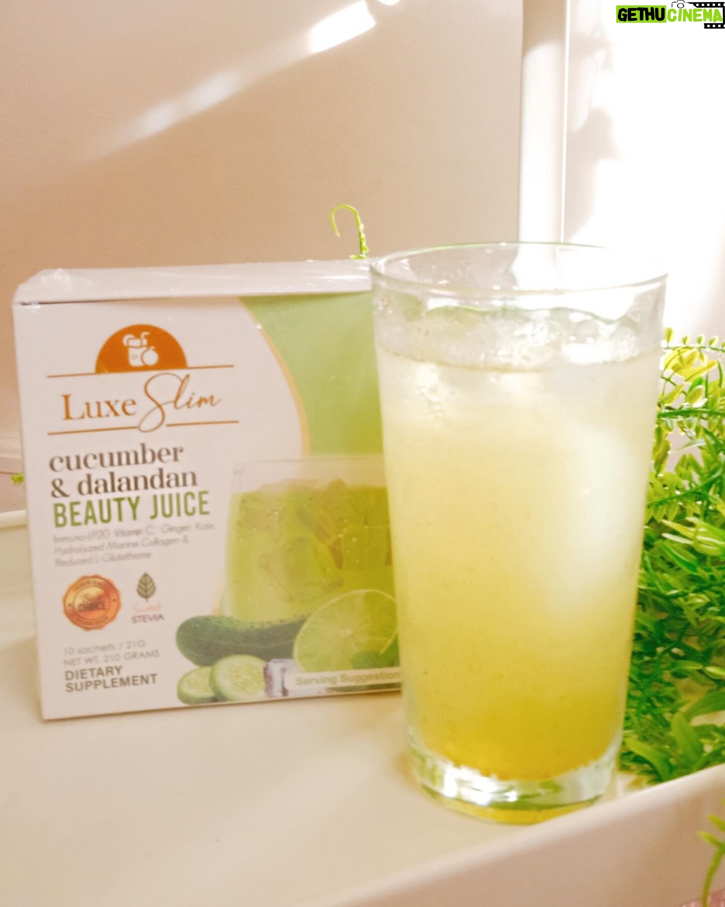 Alexa Ilacad Instagram - Does the summer heat get you down? Me too! 🥵 That’s why I’m obsessed with Luxe Slim’s Cucumber & Dalandan Beauty Juice! 🍹 It’s my go-to for a delicious and healthy way to stay cool this summer. It’s packed with flavor and electrolytes, and it keeps me feeling energized all day. Plus it has vitamins that help my skin glow even with all the sunshine! ✨ What are you waiting for? Grab yours now! 💚
Don’t forget to avail of a 10% off all Luxe Slim products this coming Payday sale from April 29-30! Available at luxebeautywellness.com, Shopee, Lazada, and TikTok shop.