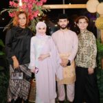 Wawa Zainal Instagram - Jarang jarang pakai pink sebab since remaja tak confident pakai color ni tapi surprisingly ramai kata cantek😜hahaha tq everyone for coming #rumahterbukawawa 

Ramai yang dok puji makanan sedap2 so wawa share terus ek catering by @hidangkl 😋
