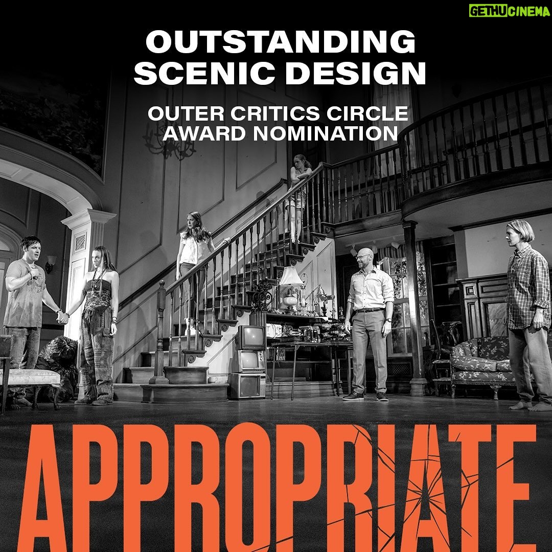Sarah Paulson Instagram - Congratulations to the company of #AppropriateBway, nominated for 4 @outercriticscircle Awards, including:
⭐️ Outstanding Revival of a Play
⭐️ Outstanding Lead Performer, Sarah Paulson
⭐️ Outstanding Direction of a Play, Lila Neugebauer
⭐️ Outstanding Scenic Design, dots
