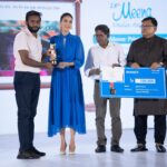 Bidya Sinha Saha Mim Instagram - Meena Media Award organised by Unicef.💙 
 📸- @syedshahewar.hussain.7 

#unicef #ambassador #bidyasinhamim