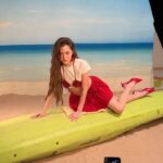 Violette Wautier Instagram - @gentlewomanstore 
Step into an enchanting journey with me in “Aegean Whisper”. Experience the activities of Beach Hopper girls in Greece through knitted ensembles, jeans, and lively prints—perfect for every occasion with flair