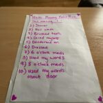 Katie Price Instagram – How cute is Harvey sending me his morning list he has done this morning ❤️