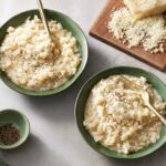 Martha Stewart Instagram – Two words: simple and cheesy. That’s what makes this easy risotto recipe the perfect dish. With every creamy, comforting bite, you’ll feel like you’ve been transported to northern Italy. Risotto has a reputation for requiring a lot of time, effort, and elbow grease, but this recipe couldn’t be further from the truth. It only takes a few ingredients, and you don’t need to be at the stove the whole time–risotto has a knack for doing its own thing in its own time. Get the recipe at the link in our bio. 📷: @rachelfromiowa