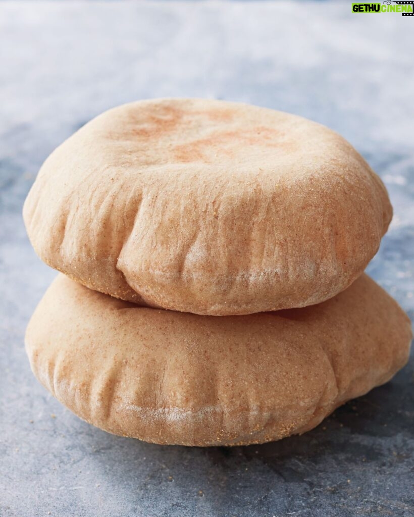 Martha Stewart Instagram - Homemade pita bread is not only a treat, but surprisingly easy to make. Our pita bread recipe starts with a simple yeast dough that gets baked in a very hot oven. The heat activates the yeast and creates steam, which makes the dough puff up like magic, forming the signature pocket. A staple of Middle Eastern and Mediterranean cuisines, pitas are perfect for sandwiches or to accompany all kinds of meals. Get the recipe at the link in our bio. 📷: @lennartweibull