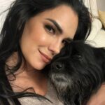 Scarlet Ortiz Instagram - Mi Dollar de Jesus! Mi negrito gruñón cumple 8 🙌🏻🎉🐾 Lo amo 😍 💙