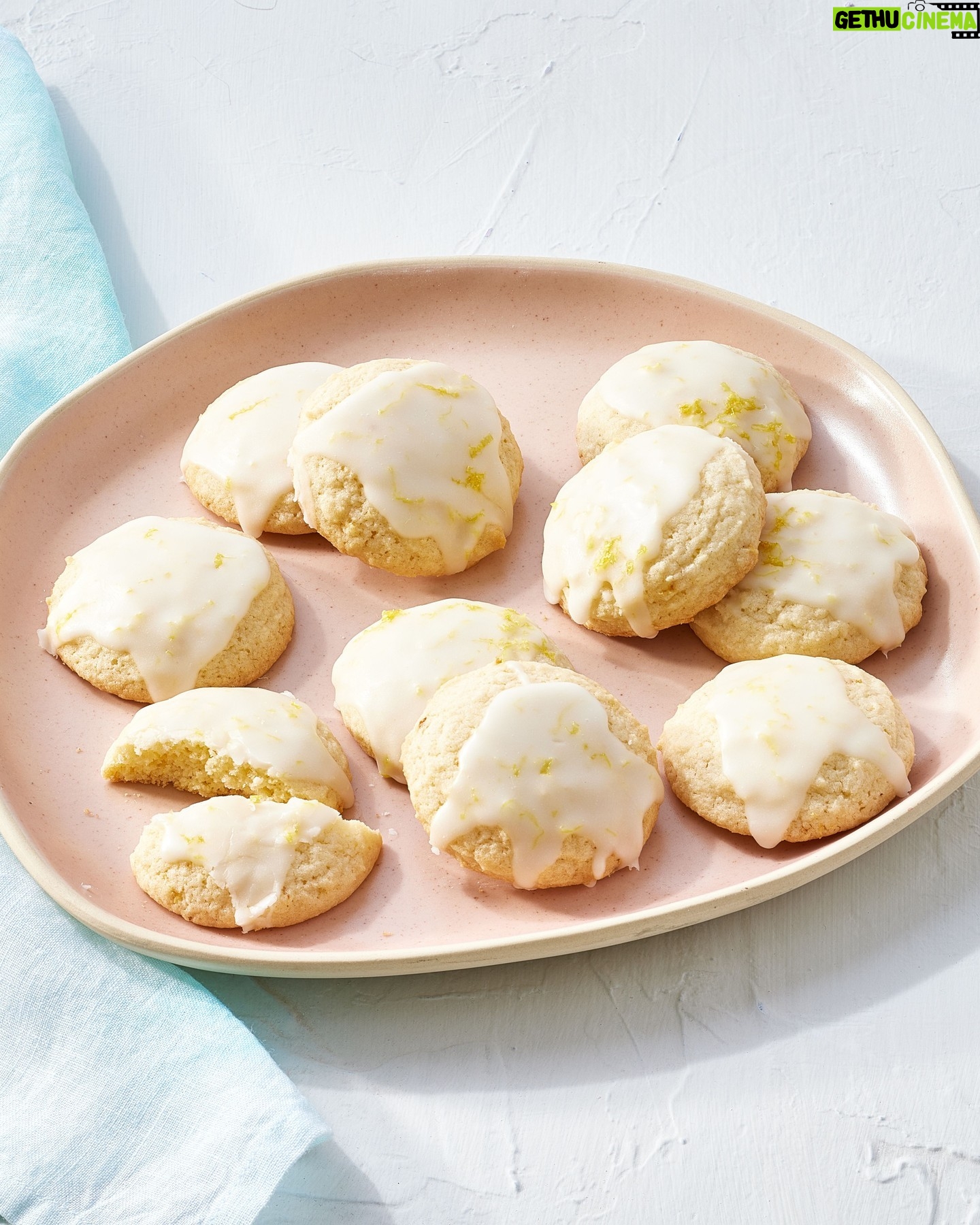 Martha Stewart Instagram - If you love citrus, you'll love these easy-to-make lemon cookies. They're a simple treat that anyone who loves the bold, bright flavors will adore. No rolling or shaping needed, these treats are a basic drop cookie, and they come together fast. Get the recipe at the link in our bio. 📷: @brieism