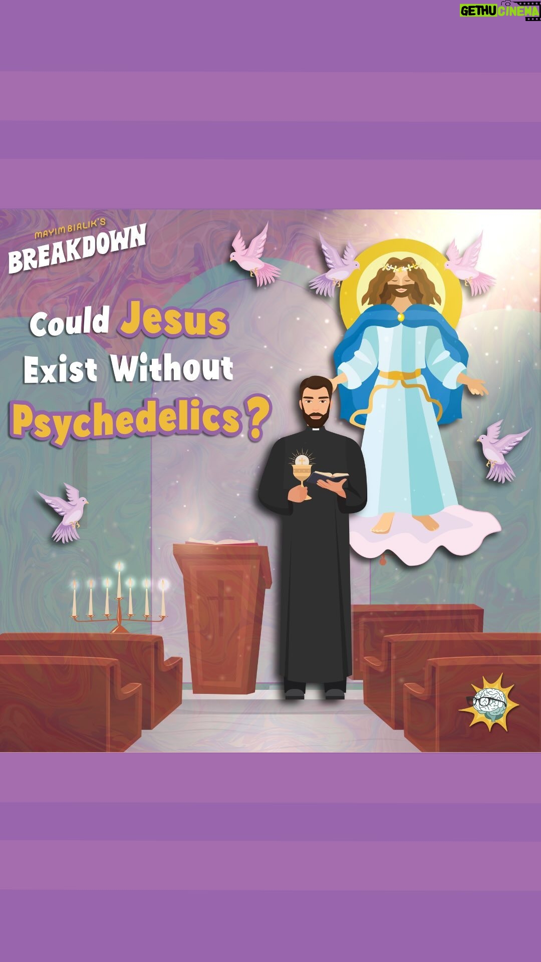 Mayim Bialik Instagram - HIGH on GOD. The SHOCKING LINK between Stoned Greek Witches, Christianity, Early Civilization & Shrooms 🍄.
Best-selling Author, Brian C. Muraresku, (@brian_muraresku - The Immortality Key) explores if Jesus might actually be the Greek God Dionysus.
He explains how ancient Greeks believed that experiencing your death “before you die” actually provides you the chance for immortality.
We go deep and learn about links between early Christianity and Ancient Greek mystical practices, including altered states as a way to be in touch with the spiritual realm, the true origins of Catholicism’s body and blood of Christ, and the pivotal role Greek witches played in shaping early Christianity.
Brian also breaks down 🌟:
- How the wine used today in church differs from the psychedelic-infused wine of Ancient Greece 🍷
- More than metaphor: What it actually means to ingest the body and blood of Christ
- Sorcery vs Scripture 🪄📜
- Lay down and die: “Incubation” as a path to enlightenment
- The dangers of psychedelic use without prep work and appropriate processing
- Why he chooses not to use psychedelics himself
Join us as we explore these questions, backed by compelling historical evidence and expert insights that will challenge everything you thought you knew about religious history and Western Civilization as we understand it.
Tune in to MBB today ▶️ link in our bio 🧠💥#bialikbreakdown
#mayimbialik #mentalhealthpodcast #mindfulnesspodcast#mentalwellnesspodcast #mentalhealthawareness#mentalhealthmatters #mentalhealthjourney #endthestigma
