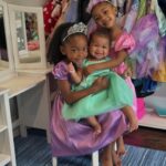 Chanel Iman Instagram – I love being a girl mom 👑 My princesses👗 My Blessings 🙏🏽 @janieandjack 💜💚🩷
