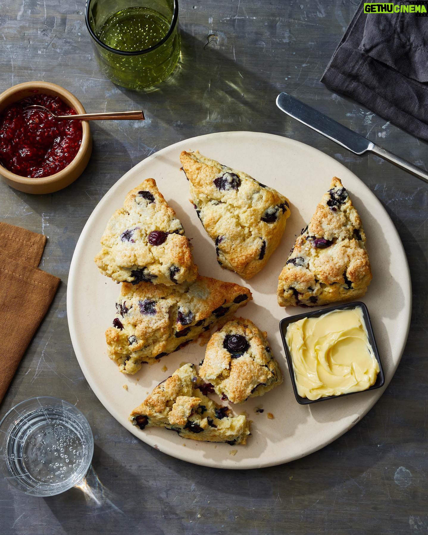 Martha Stewart Instagram - One thing to love about scones? They're usually easy and quick to make. In this recipe, sweet-tart fresh blueberries are showcased in every bite of these light, fluffy scones accented with lemon zest. Pair them with coffee for breakfast or brunch, or enjoy them for afternoon tea. Get the recipe at the link in bio. π·: @bryangardnerphotography