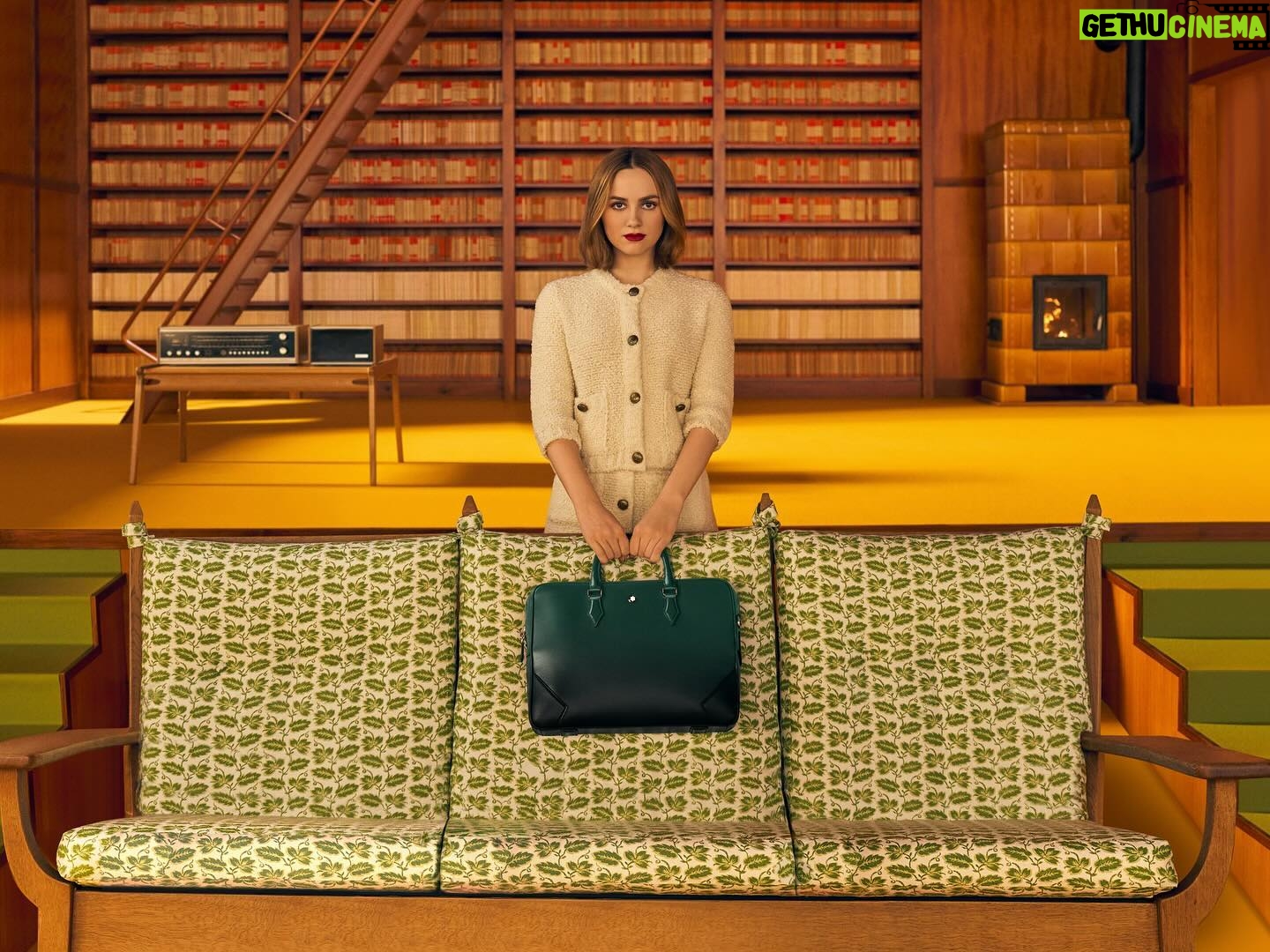 Maude Apatow Instagram - Happy 100 years Meisterstück! So honored to be a part of this campaign creative directed by Wes Anderson ♥️🥨🖋️
#LetsWrite
#MST100
@montblanc
