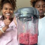 Tabitha Brown Instagram – This morning started off with a fun smoothie recipe from my son @iamquestbrown ❤️ #tabithabrown #vegan #smoothie #recipe