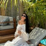 Lamitta Frangieh Instagram - Divine femininity in Liona set @urbnwhyt  100% cotton & embracing eco friendly practices 
.
.
.
#exotic #style #lifestyle #cottonsuits #beachstyle #dubai #summervibes #fresh #lamittafrangieh