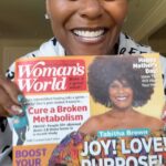 Tabitha Brown Instagram – Dear Moma,
I miss you… I love you… I hope you’re proud❤️
Thank you @womansworldmag for this beautiful opportunity ❤️
#grateful #tabithabrown #thankyouLord
My hoodie is from @tmlgwriter ❤️